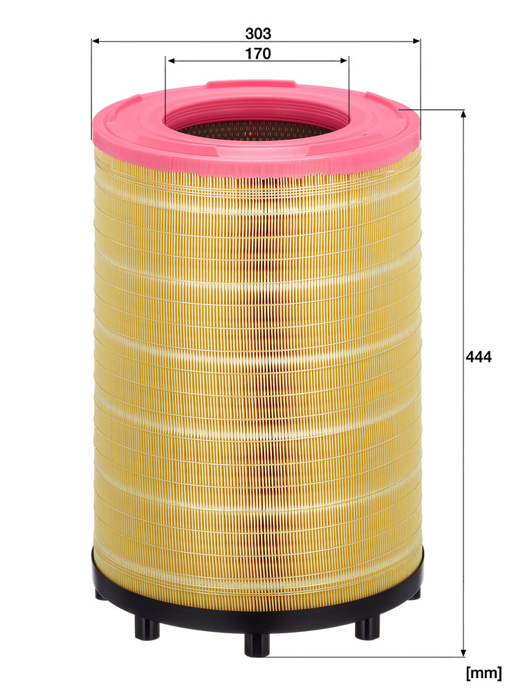 Ilustracja C 31 014 MANN-FILTER filtr powietrza