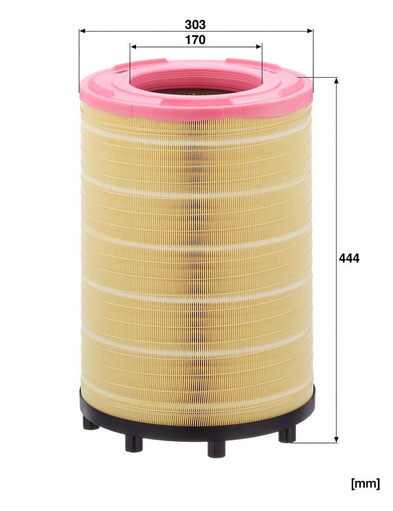 Ilustracja C 31 016 MANN-FILTER filtr powietrza