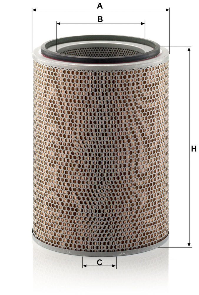 Ilustracja C 31 1310 MANN-FILTER filtr powietrza