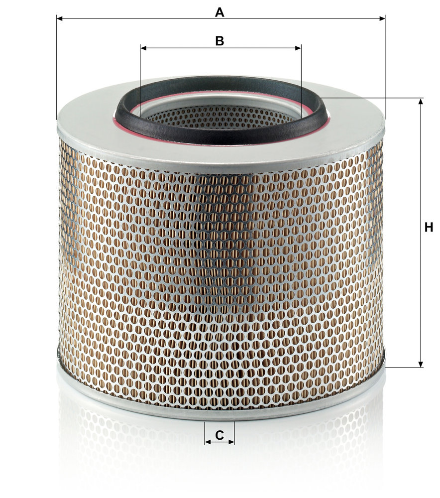 Ilustracja C 33 1015 MANN-FILTER filtr powietrza