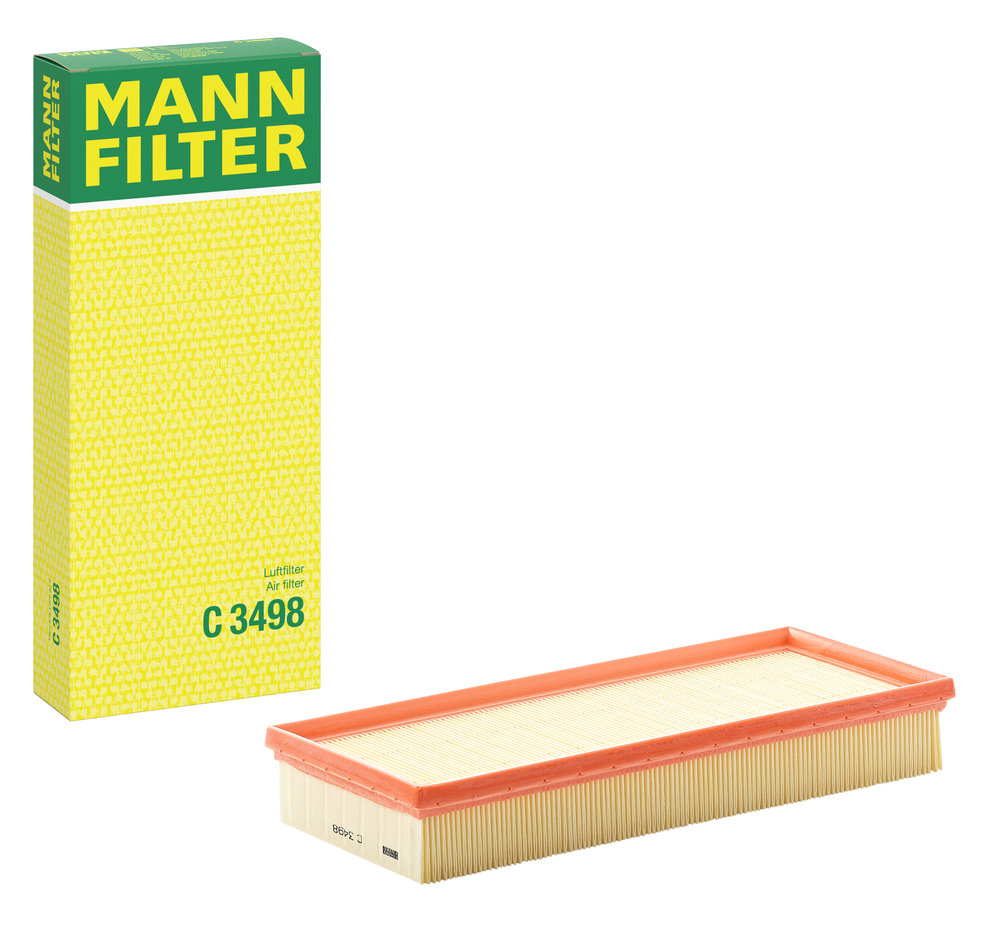 Ilustracja C 3498 MANN-FILTER filtr powietrza