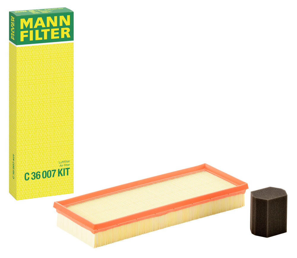 Ilustracja C 36 007 KIT MANN-FILTER filtr powietrza