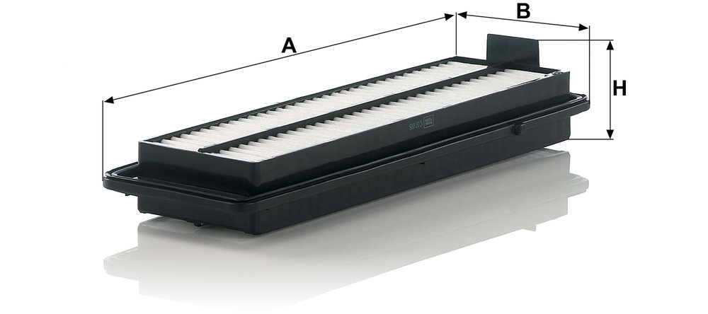 Ilustracja C 37 005 MANN-FILTER filtr powietrza