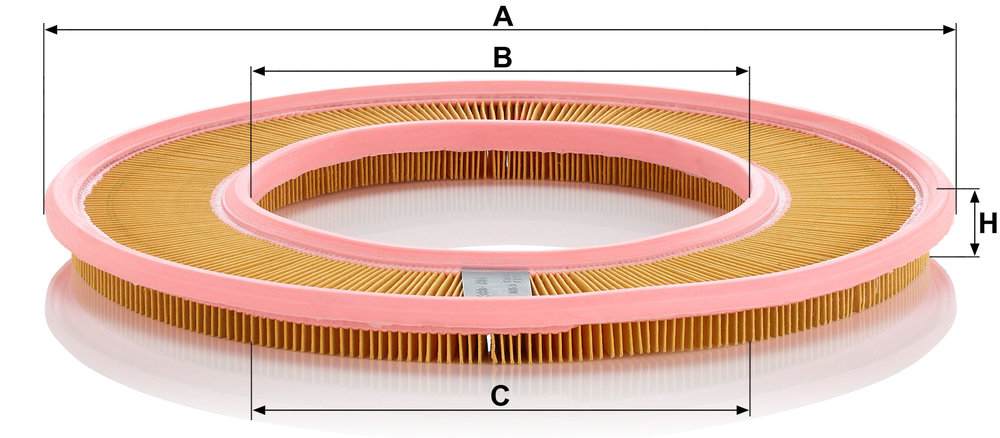 Ilustracja C 4190 MANN-FILTER filtr powietrza