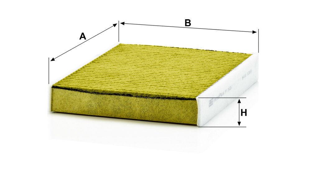Ilustracja FP 2433 MANN-FILTER filtr kabinowy