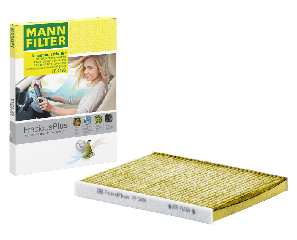 Ilustracja FP 2436 MANN-FILTER filtr kabinowy