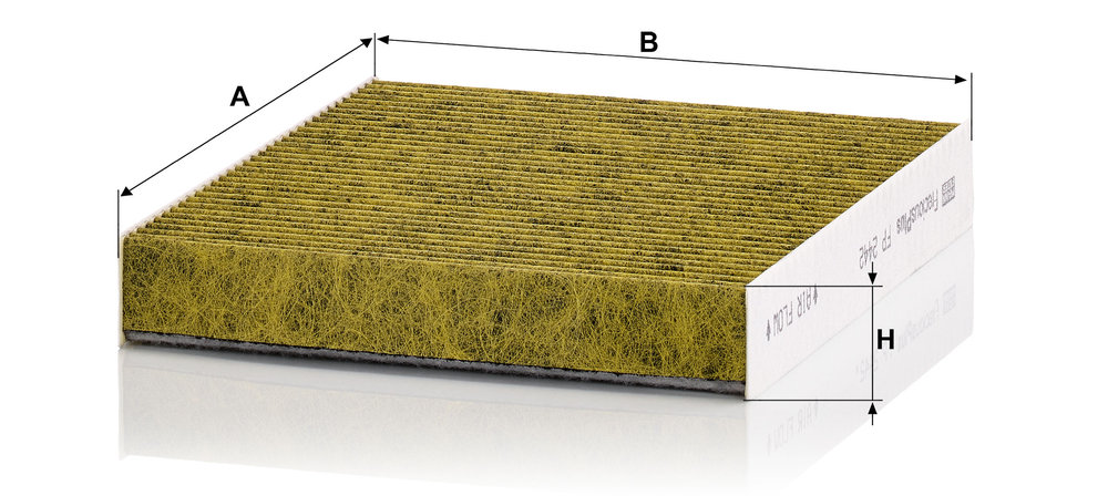 Ilustracja FP 2442 MANN-FILTER filtr kabinowy