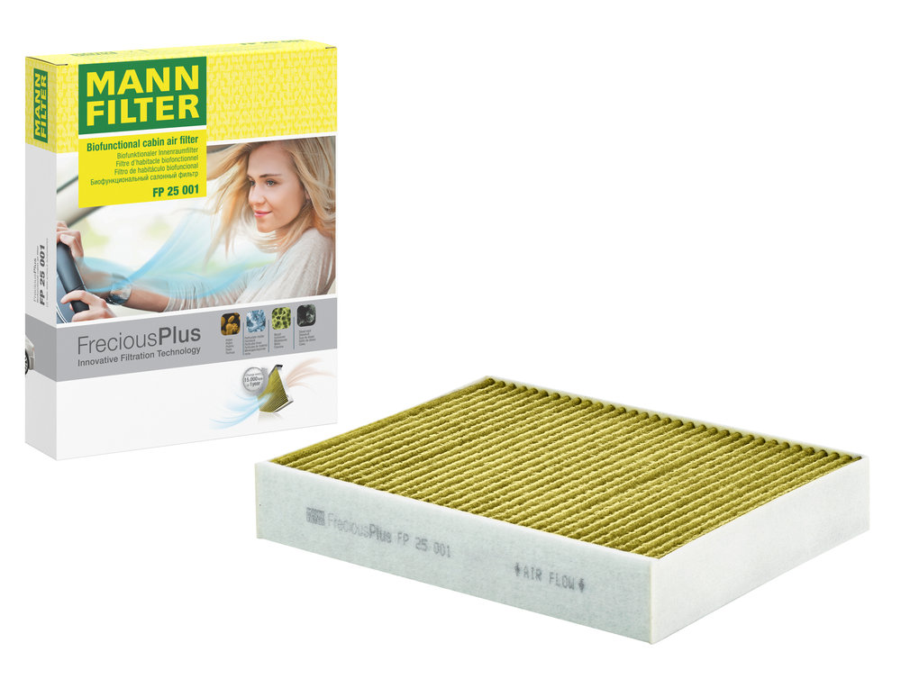 Ilustracja FP 25 001 MANN-FILTER filtr kabinowy