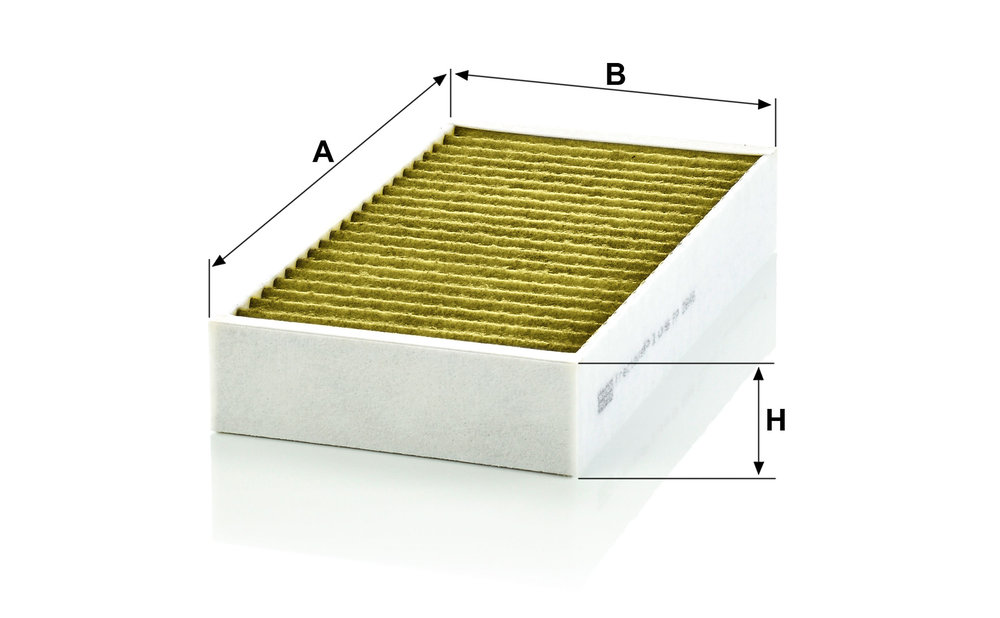 Ilustracja FP 2646-2 MANN-FILTER filtr kabinowy