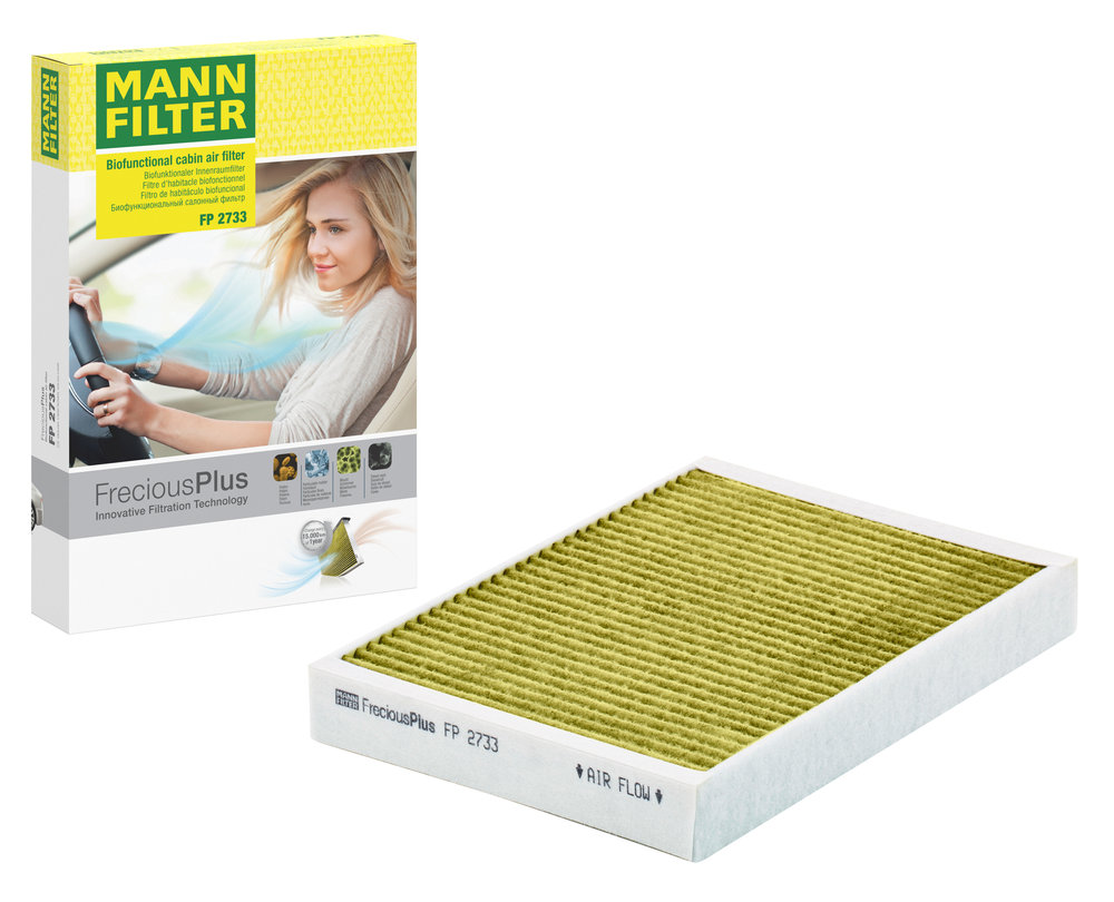 Ilustracja FP 2733 MANN-FILTER filtr kabinowy