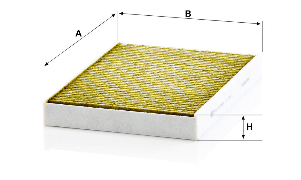 Ilustracja FP 2742 MANN-FILTER filtr kabinowy