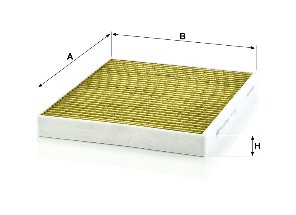Ilustracja FP 2757 MANN-FILTER filtr kabinowy