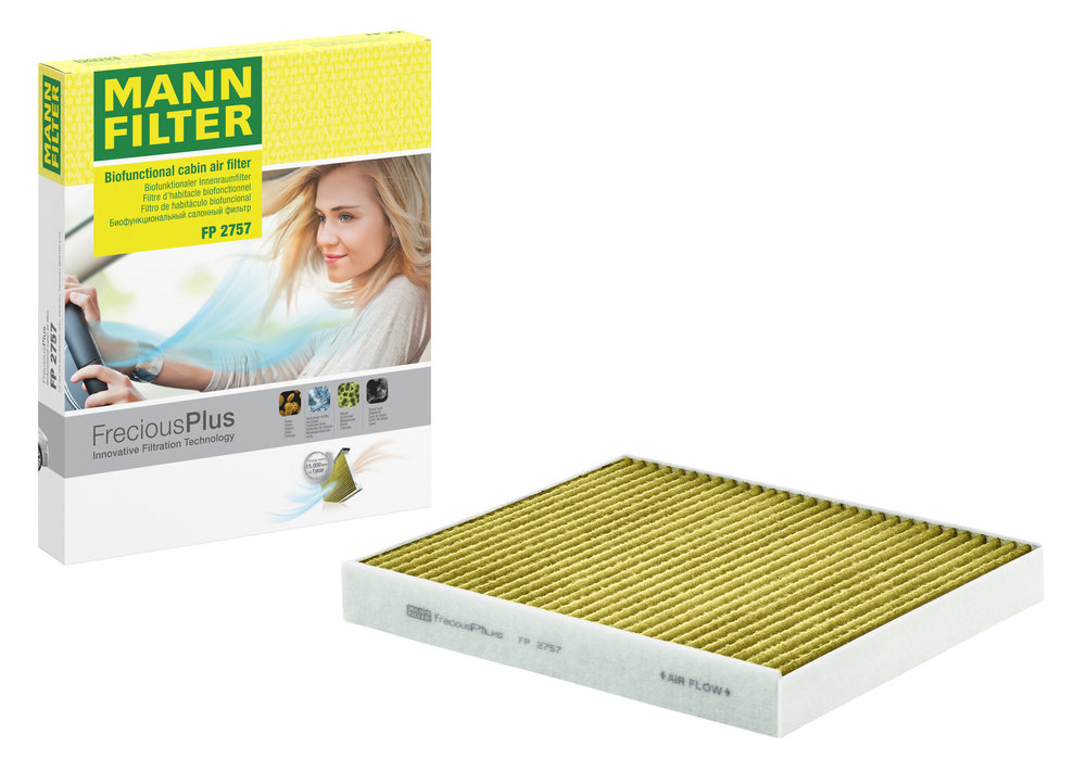 Ilustracja FP 2757 MANN-FILTER filtr kabinowy