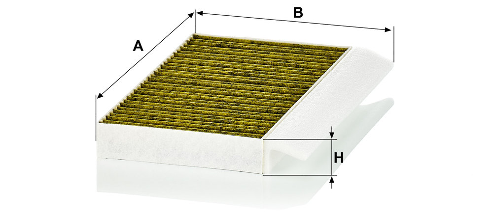 Ilustracja FP 27 021-2 MANN-FILTER filtr kabinowy