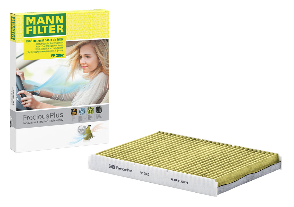 Ilustracja FP 2862 MANN-FILTER filtr kabinowy