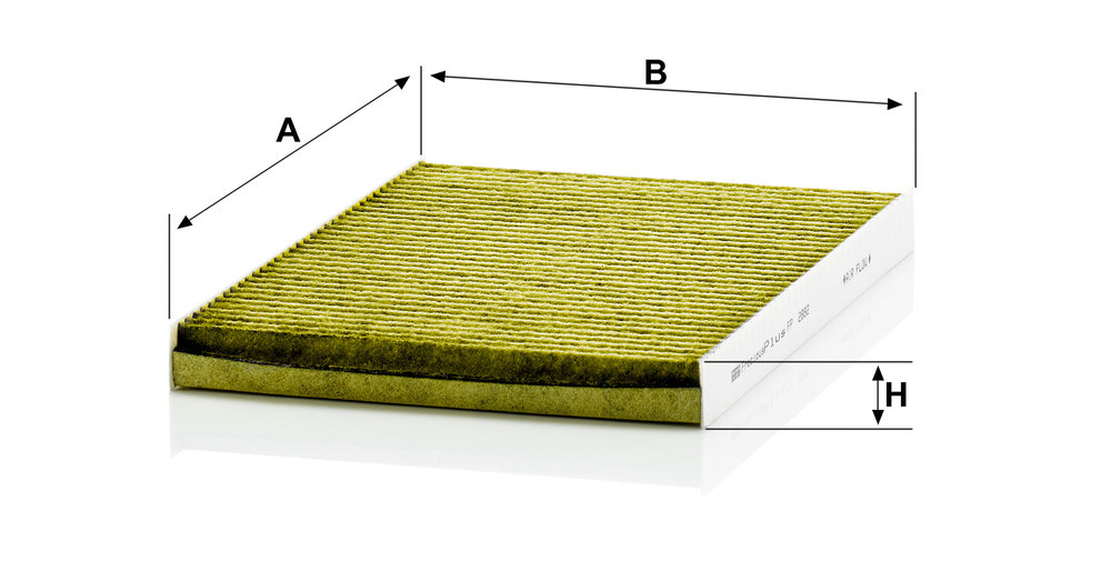 Ilustracja FP 2882 MANN-FILTER filtr kabinowy
