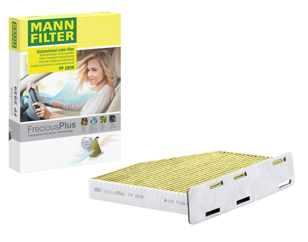Ilustracja FP 2939 MANN-FILTER filtr kabinowy