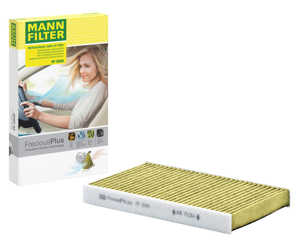 Ilustracja FP 2940 MANN-FILTER filtr kabinowy