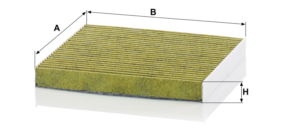 Ilustracja FP 2043 MANN-FILTER filtr kabinowy