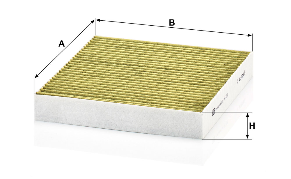 Ilustracja FP 2141 MANN-FILTER filtr kabinowy