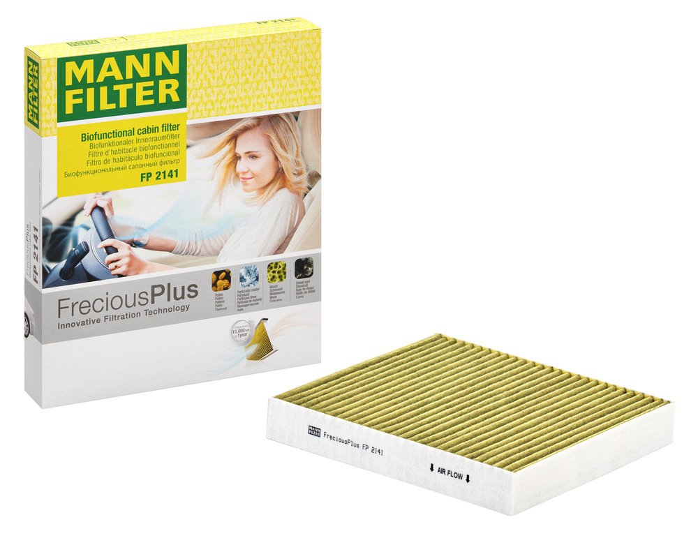 Ilustracja FP 2141 MANN-FILTER filtr kabinowy