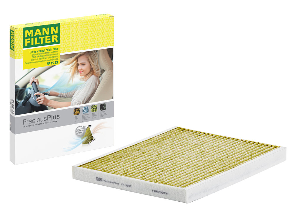 Ilustracja FP 2243 MANN-FILTER filtr kabinowy