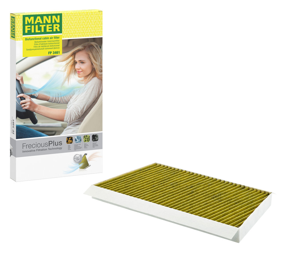Ilustracja FP 3461 MANN-FILTER filtr kabinowy