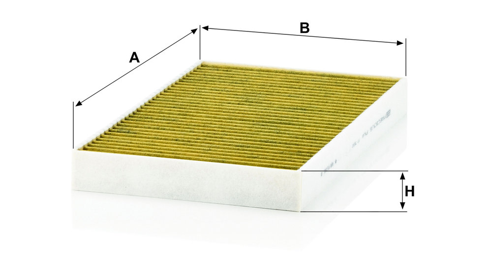 Ilustracja FP 3540 MANN-FILTER filtr kabinowy
