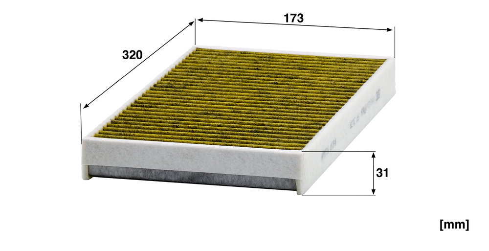 Ilustracja FP 3139 MANN-FILTER filtr kabinowy