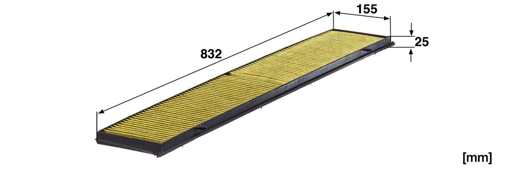 Ilustracja FP 8430 MANN-FILTER filtr kabinowy