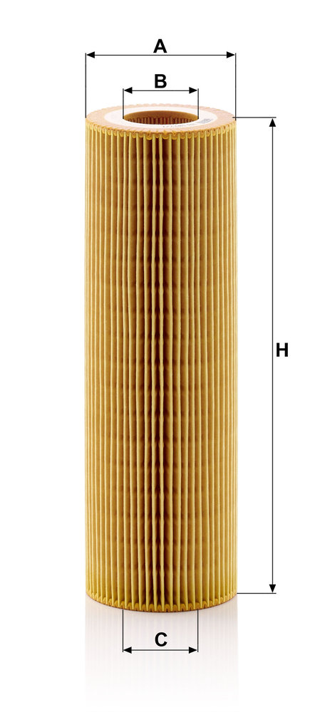 Ilustracja HU 1077/1 z MANN-FILTER filtr oleju