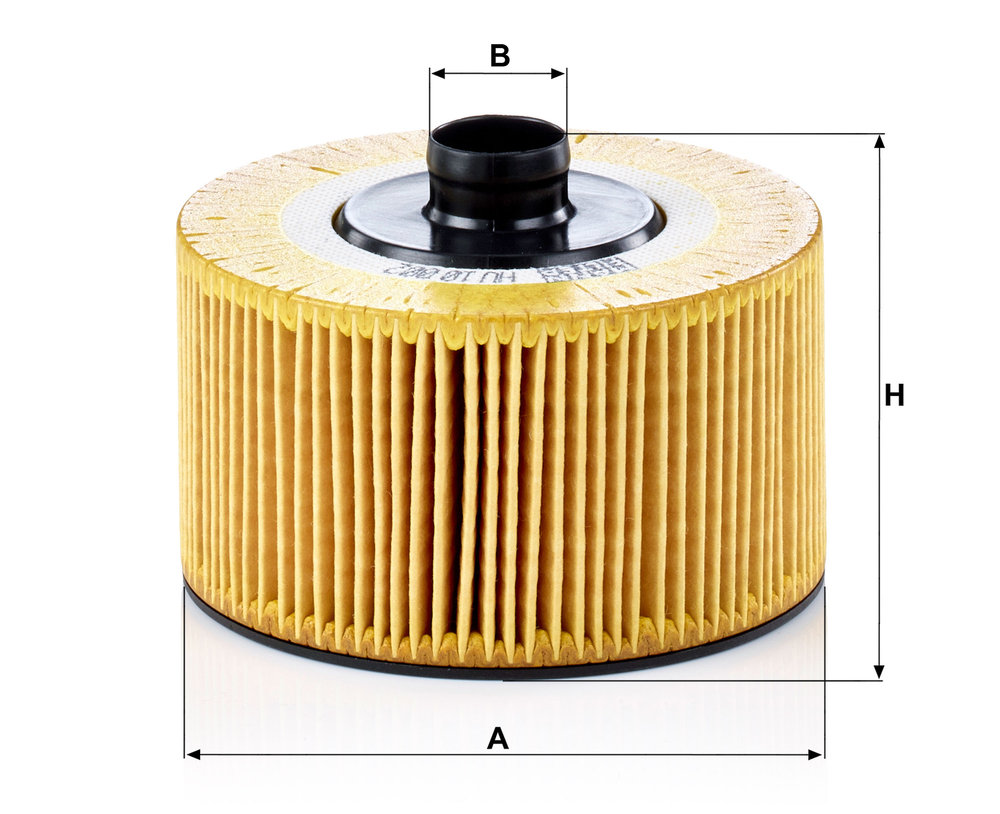 Ilustracja HU 10 002 z MANN-FILTER filtr oleju