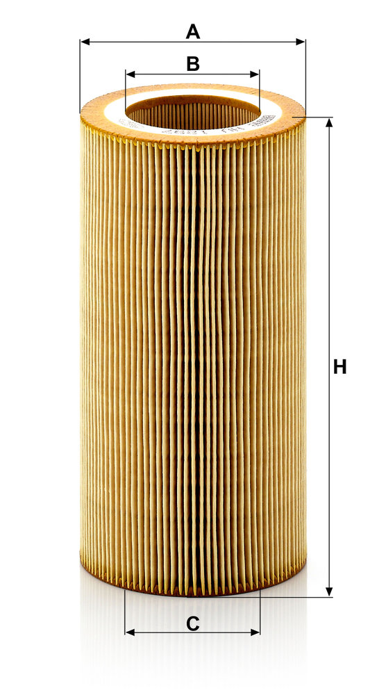 Ilustracja HU 1297 x MANN-FILTER filtr oleju