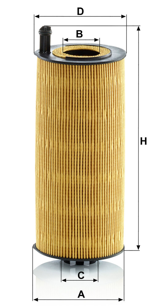 Ilustracja HU 12 006 z MANN-FILTER filtr oleju