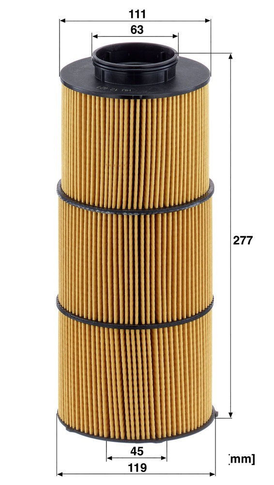 Ilustracja HU 12 021 z MANN-FILTER filtr oleju