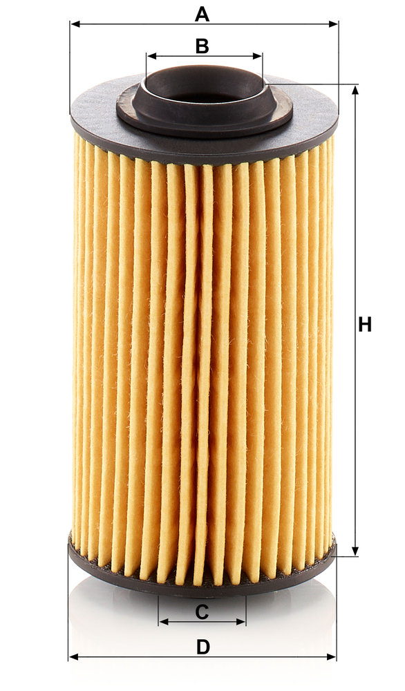 Ilustracja HU 69/3 x MANN-FILTER filtr oleju