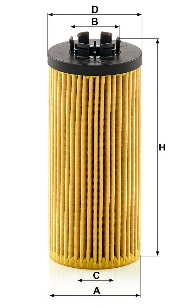 Ilustracja HU 6012 z KIT MANN-FILTER filtr oleju