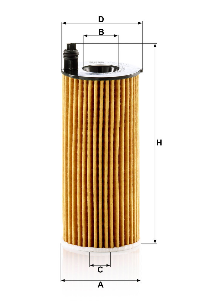 Ilustracja HU 6014 z MANN-FILTER filtr oleju