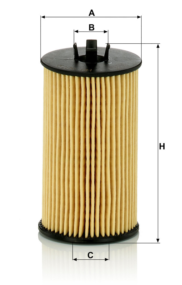 Ilustracja HU 6019 z MANN-FILTER filtr oleju