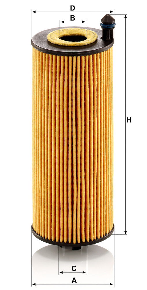 Ilustracja HU 6032 z MANN-FILTER filtr oleju