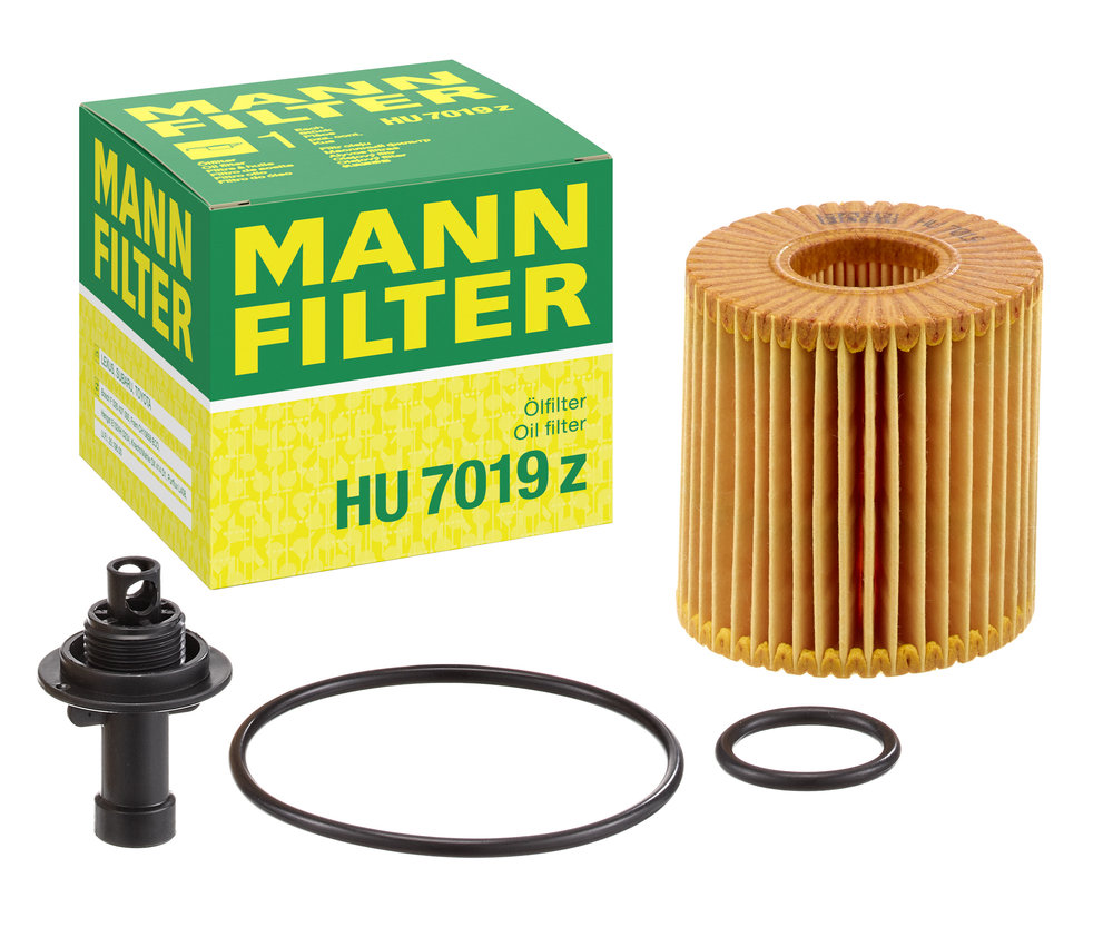 Ilustracja HU 7019 z MANN-FILTER filtr oleju