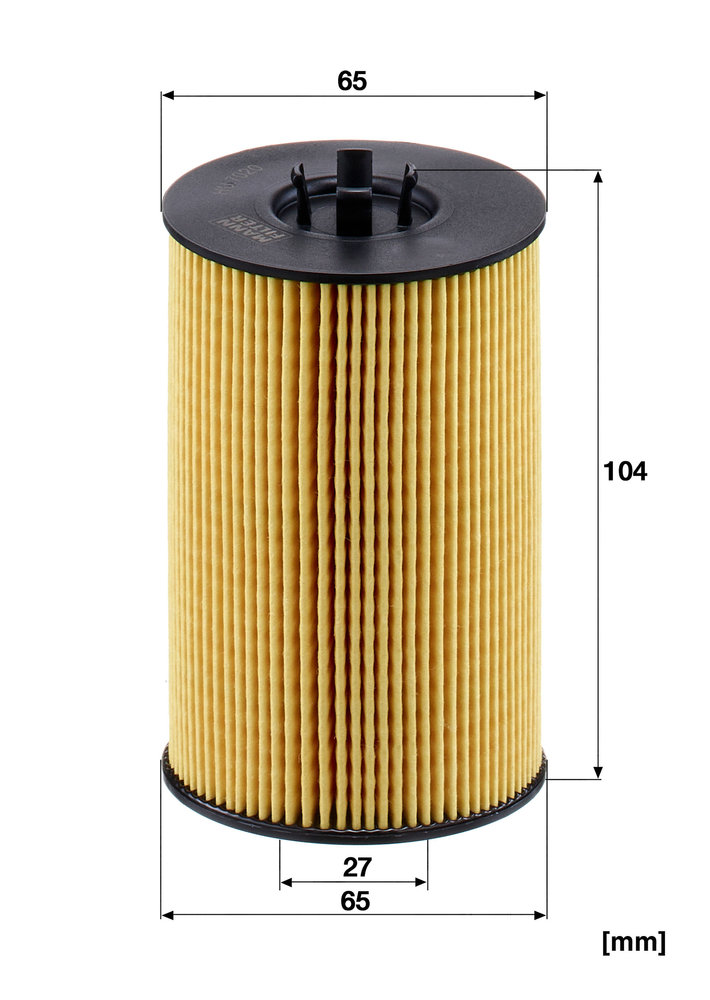 Ilustracja HU 7020 z MANN-FILTER filtr oleju