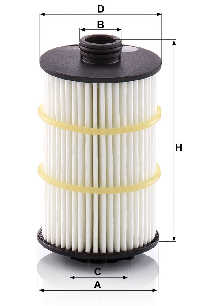Ilustracja HU 7024 z MANN-FILTER filtr oleju