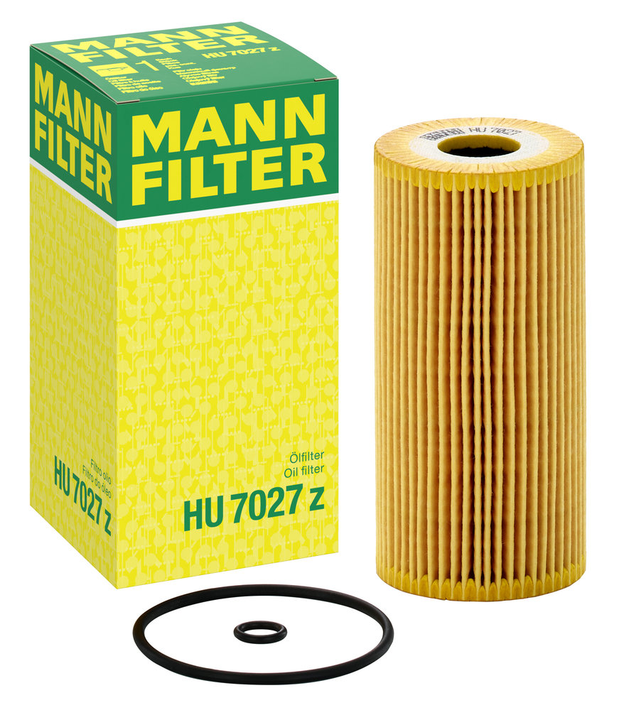 Ilustracja HU 7027 z MANN-FILTER filtr oleju