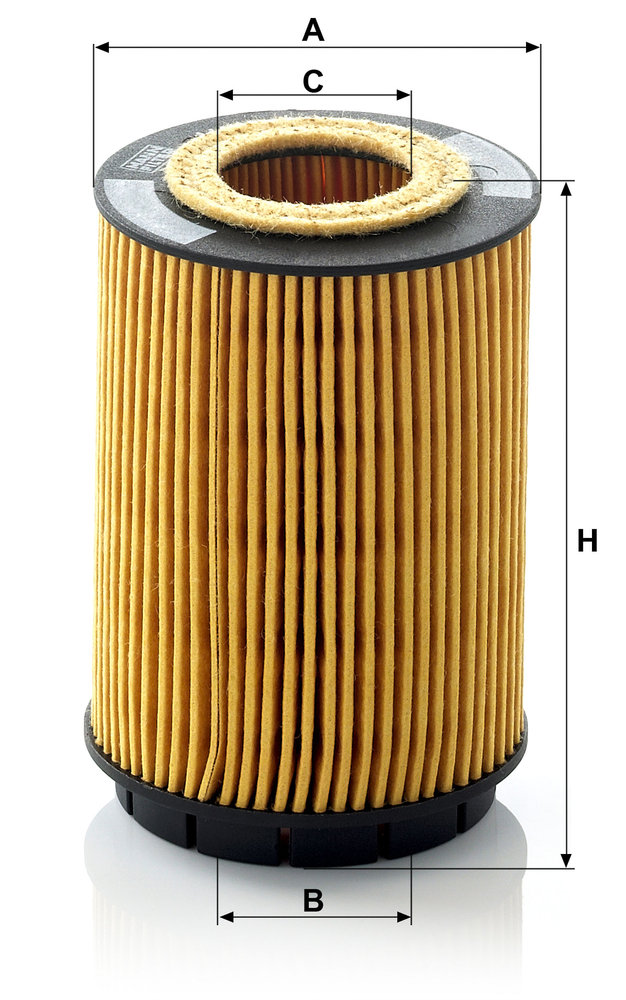 Ilustracja HU 713 x MANN-FILTER filtr oleju