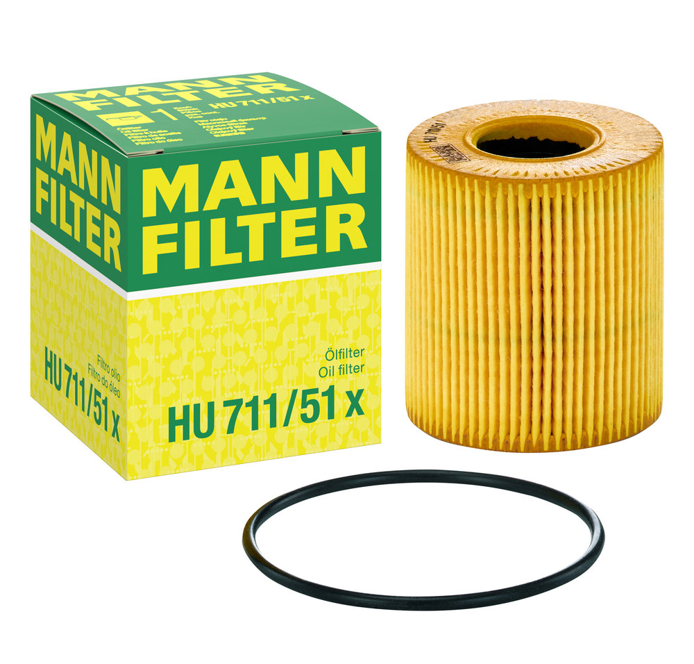 Ilustracja HU 711/51 x MANN-FILTER filtr oleju