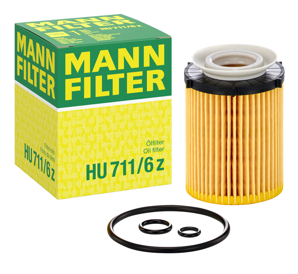 Ilustracja HU 711/6 z MANN-FILTER filtr oleju