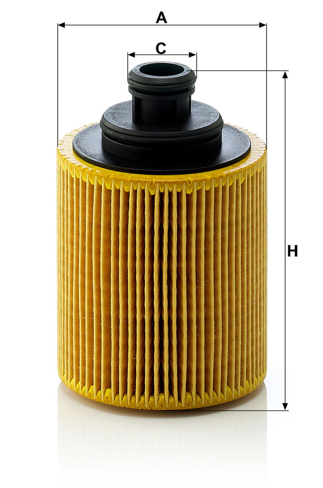 Ilustracja HU 712/7 x MANN-FILTER filtr oleju