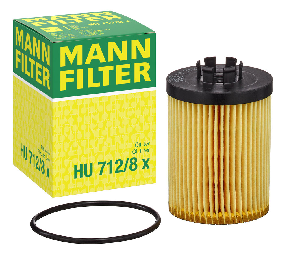 Ilustracja HU 712/8 x MANN-FILTER filtr oleju