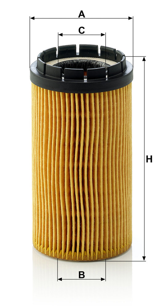 Ilustracja HU 718 x MANN-FILTER filtr oleju